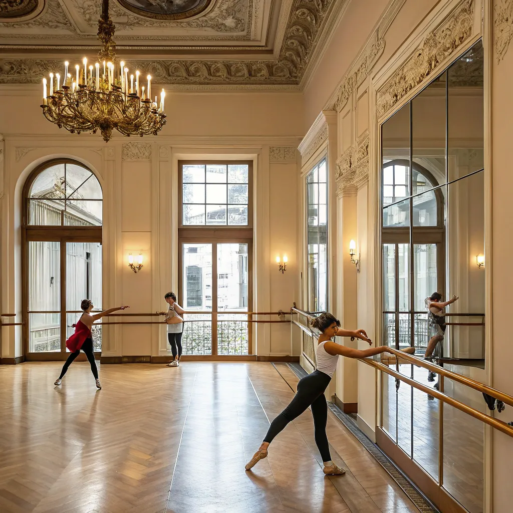 Elegant dance school